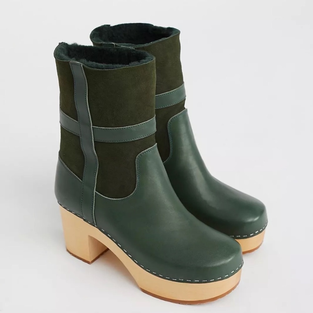✨Sold✨Hasbeens Green Clog Boots NIB - Picture 5 of 5